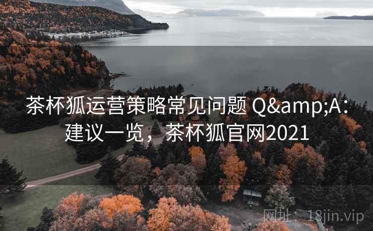 茶杯狐运营策略常见问题 Q&A：建议一览，茶杯狐官网2021
